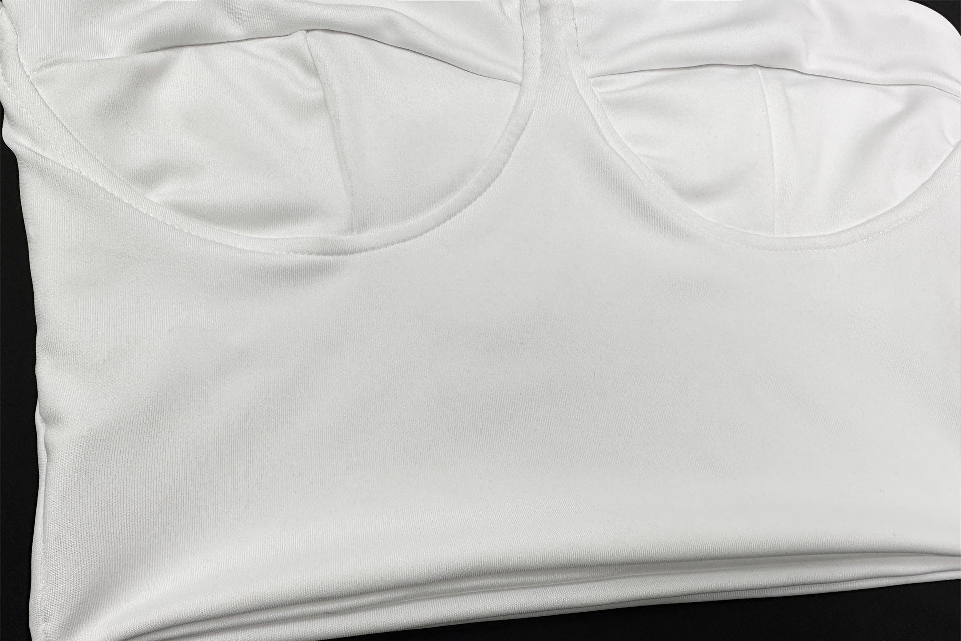 Sexy Strapless top Ruffled Cascading Short Skirt Two-Piece set 14