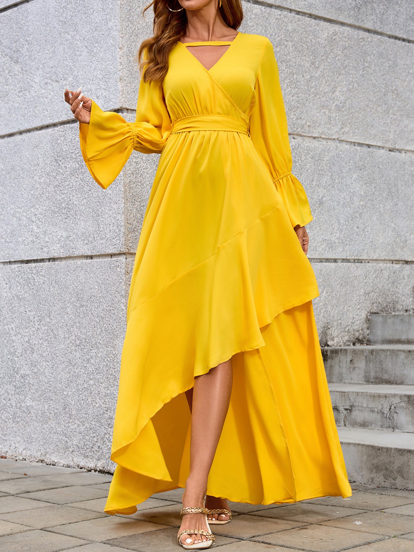 Women Party Irregular Evening Dress 3