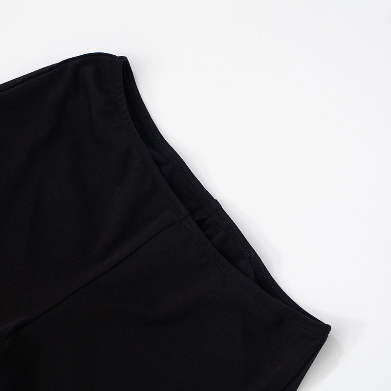 Women Spring and Summer Sexy Suspender Backless Tether Two-piece Set 15