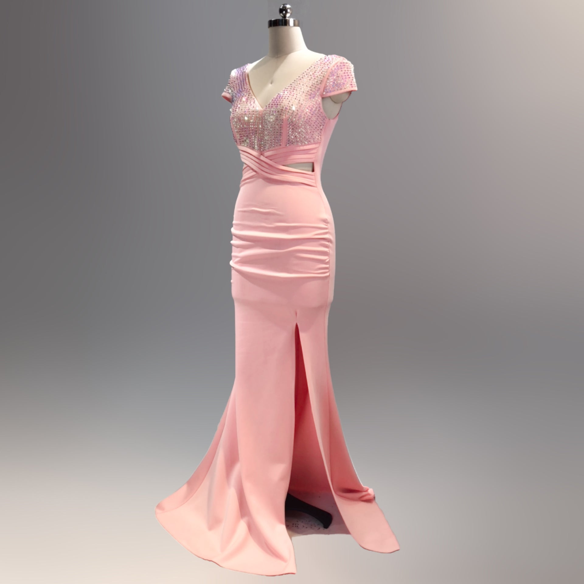 Women Formal Party Fishtail Evening Dress 38