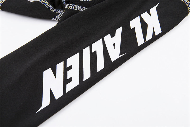 Spring Street Fashion Printing Mesh Patchwork Pullover Crop Tight Fitting Slim Top 18