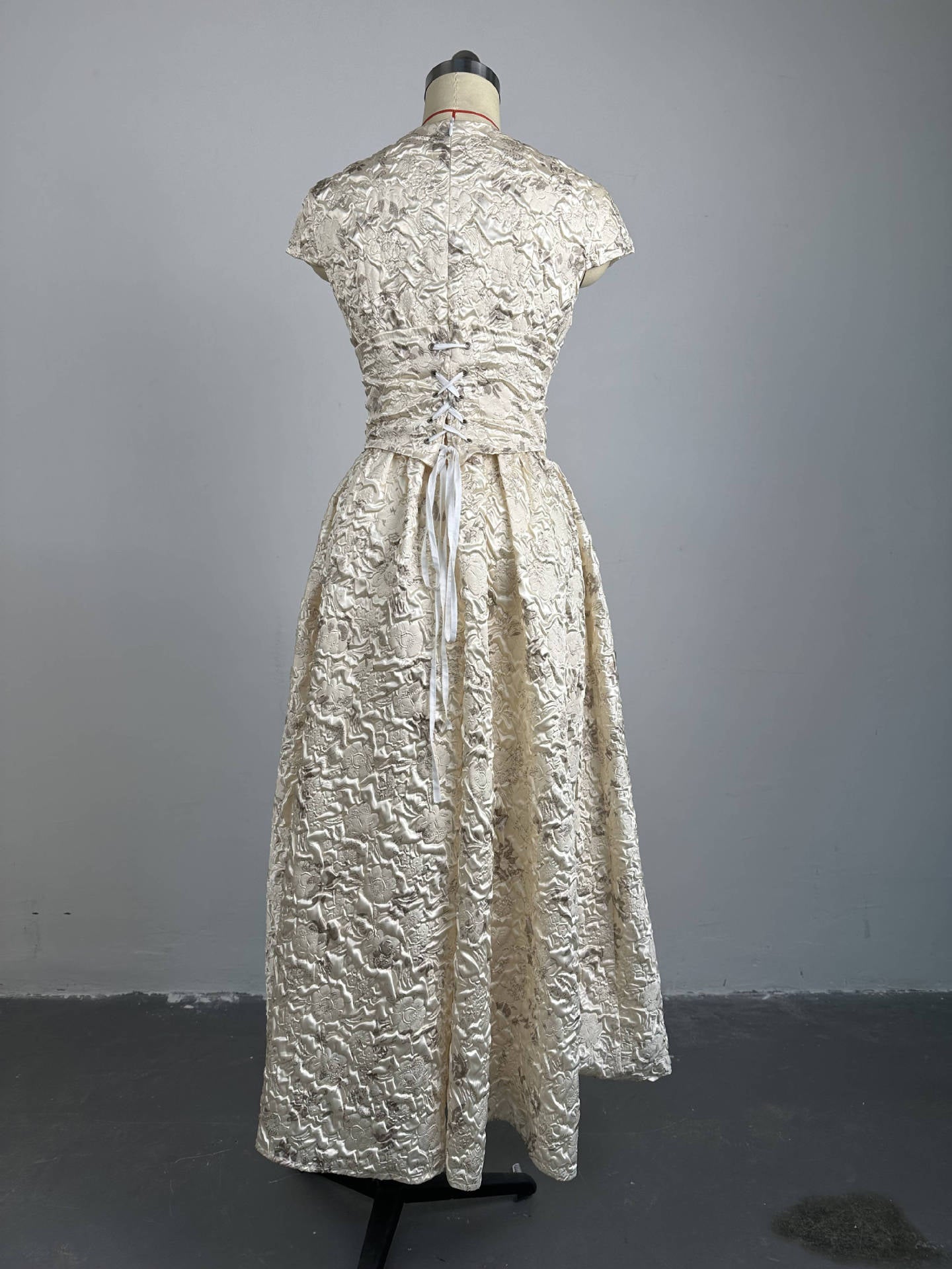 Women Fall/Winter Print Short Sleeve Maxi Dress 12