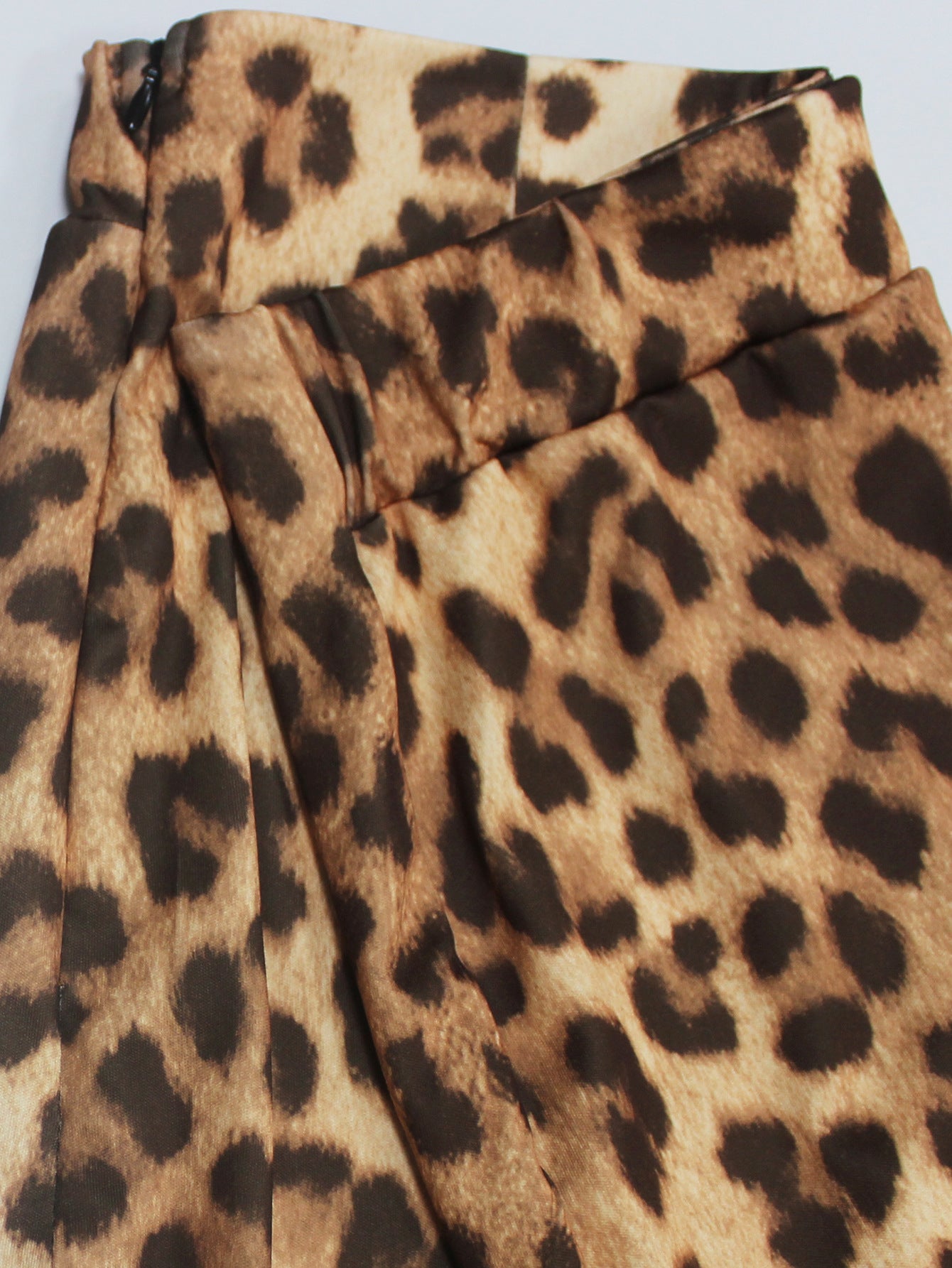 Women's Leopard Print Elegant Slim Fit Fishtail Skirt 10