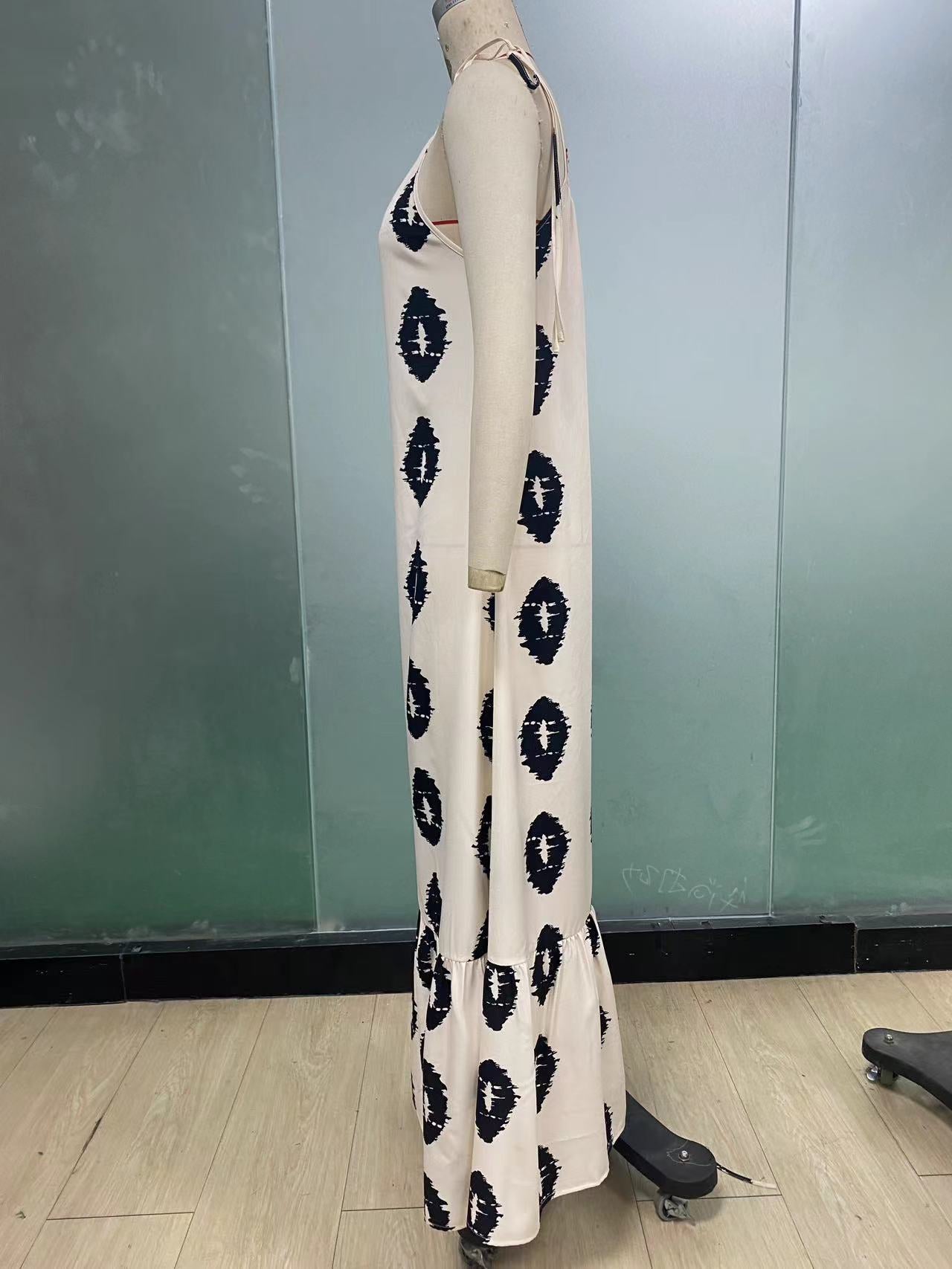 Summer Single Strap Beach Dress 8