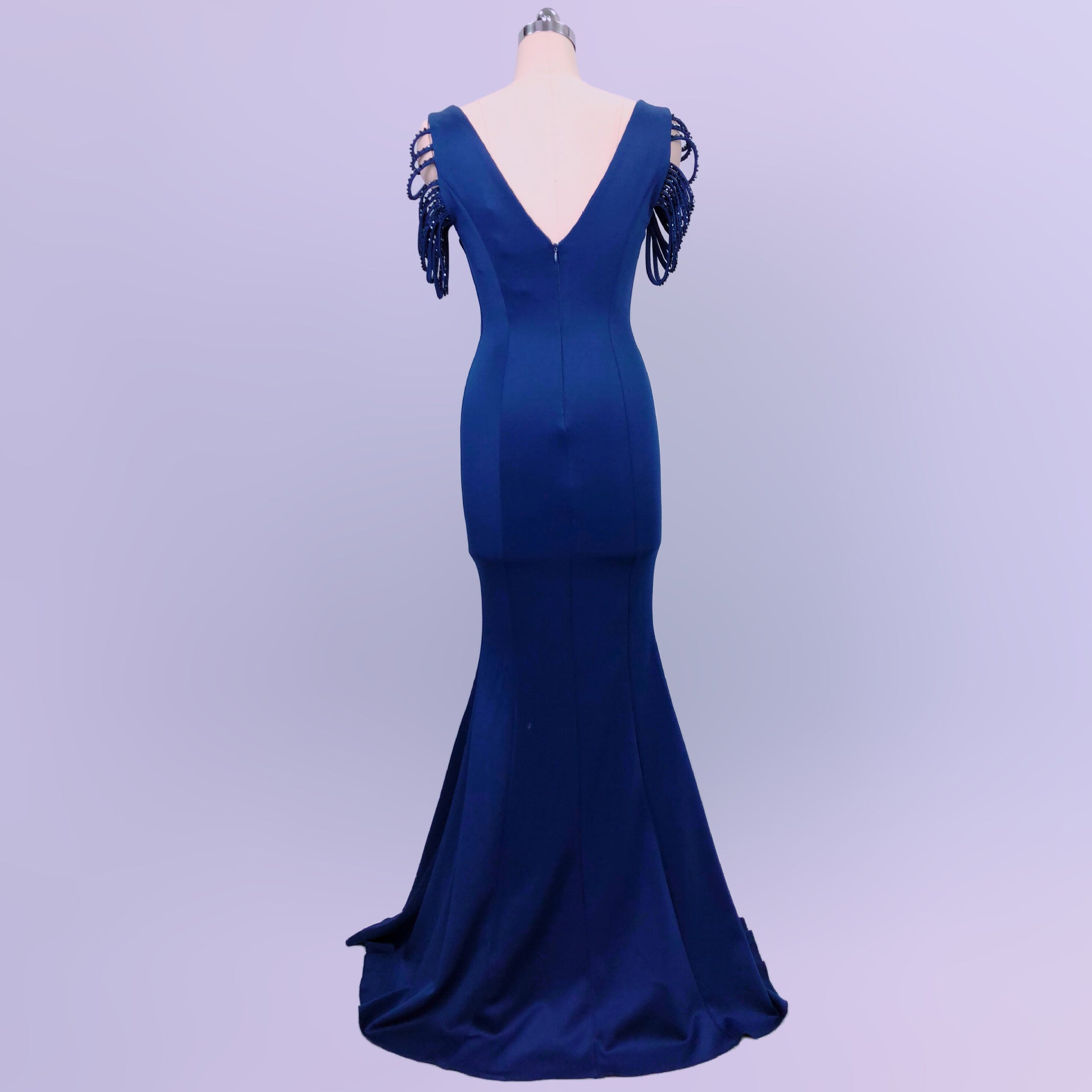 sexy fishtail dress bride wedding toast clothing 23