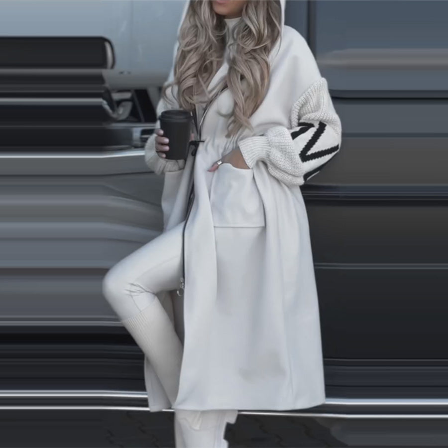 Women Casual Hoodies Patchwork Jacket 9