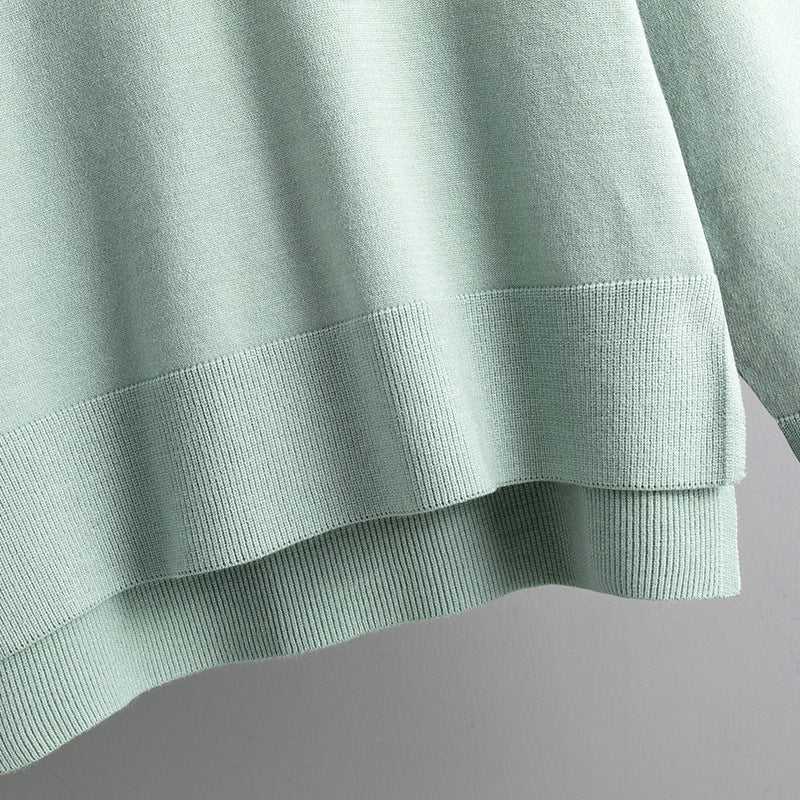 Women Autumn and Winter Loose Casual Sweater and Pant Two-piece Set 32