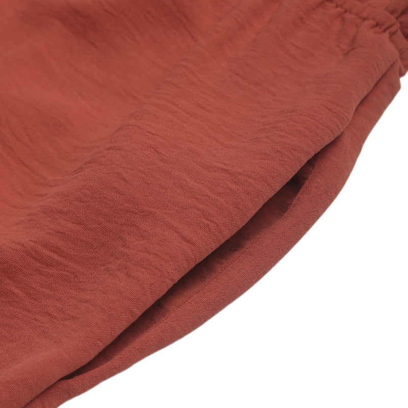 Women Pleated Summer Suspender Jumpsuit 8