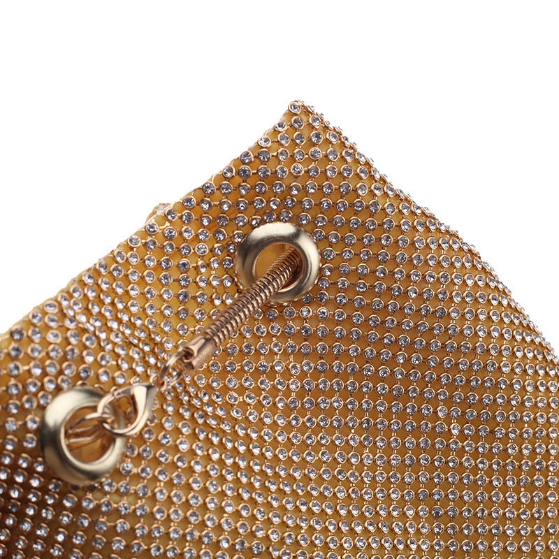 Diamond Bucket Shoulder Multi-Function Portable Evening Bag 16