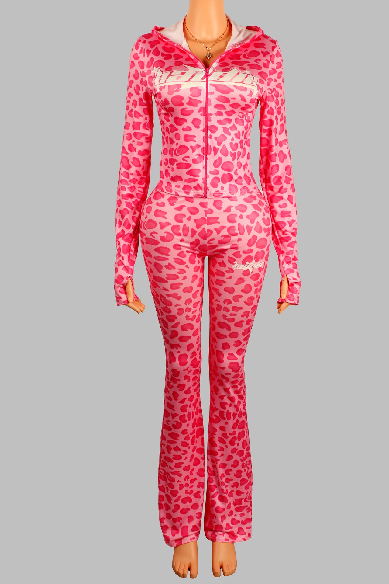 Women Summer Letter Print Sexy Top and Pant Two-Piece Set 13