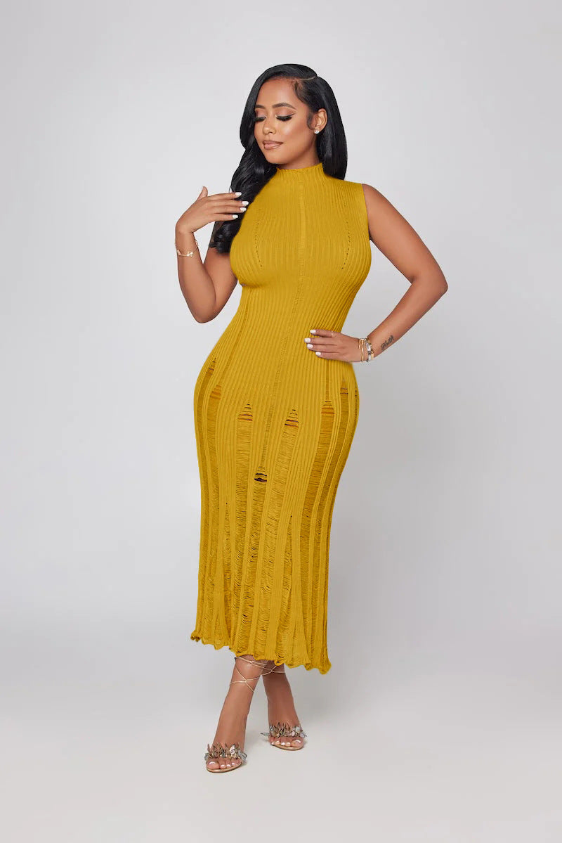 Women Beach Knitting Dress 4