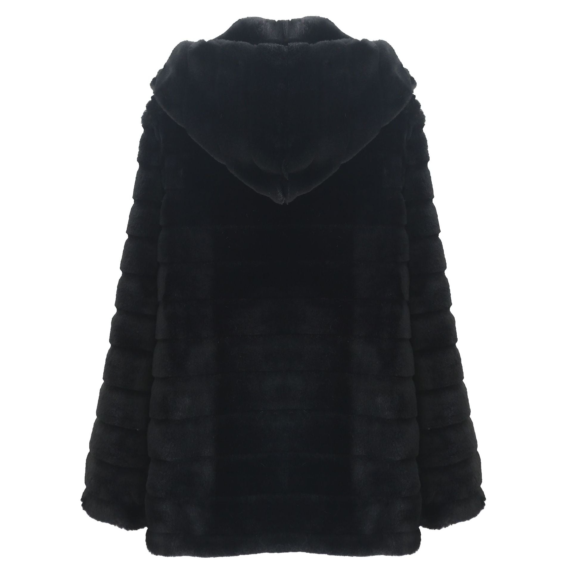 Fur Autumn Winter Faux Fur Long Hooded Fur Coat Women'S Coats 13