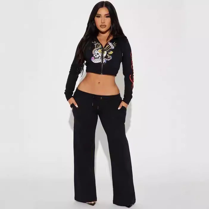 Women's Casual Street Print 2-Piece Tracksuits 5