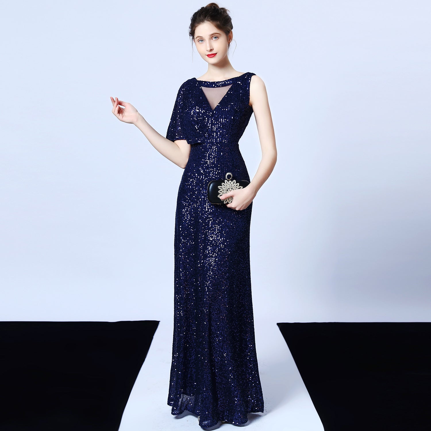 Fairy Dream Party Evening Dress Sexy Long Slim Fit Toast Dress 8