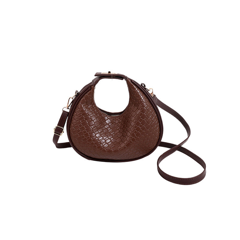 Retro Versatile Simple Diamond Women's Bag Shoulder Handbag 11