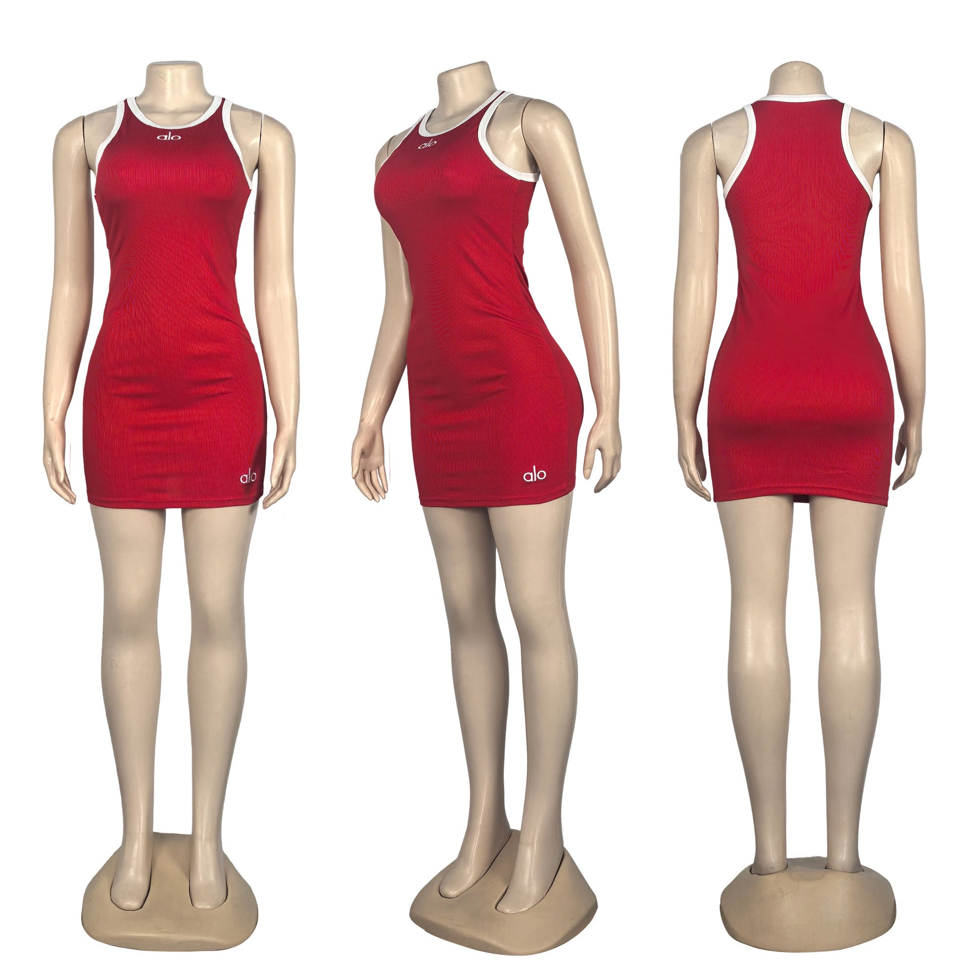 Summer Casual Sleeveless Bodycon Mini Dress 5