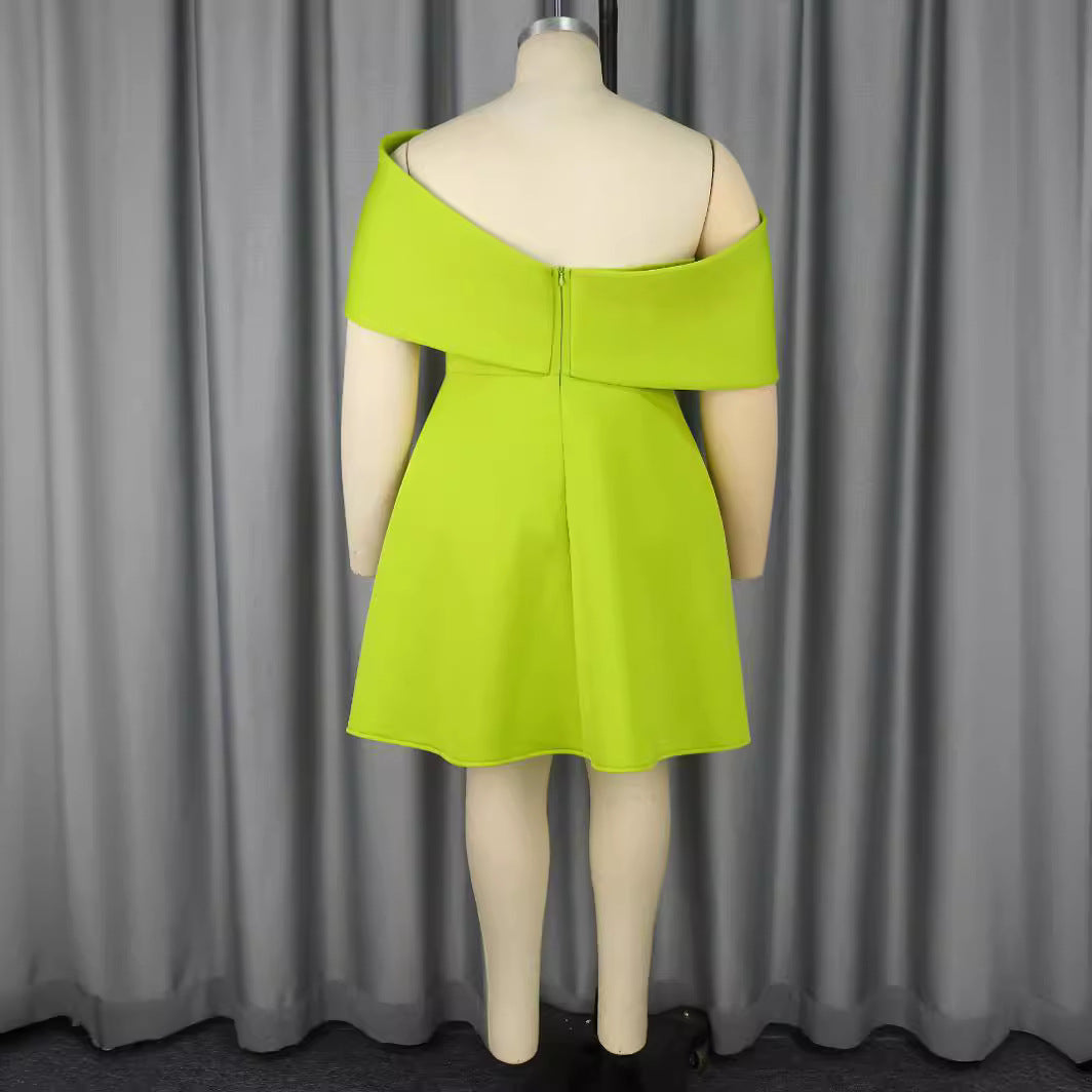 Spring Summer Off Shoulder Bowknot A-Line Party Dress 5