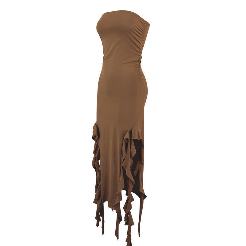 Summer strapless jellyfish sashes sexy dress women's clothing 31
