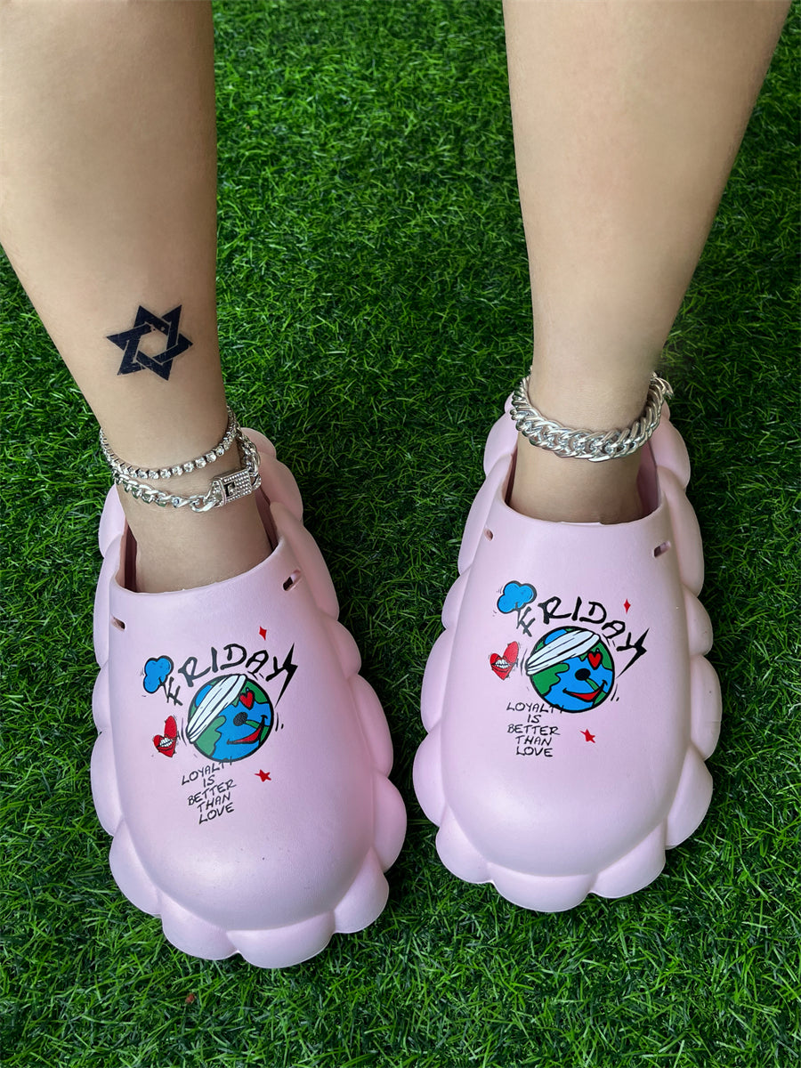 Spring And Summer Women's Shoes Sandals And Slippers Couple Eva Waterproof Women Slippers 19