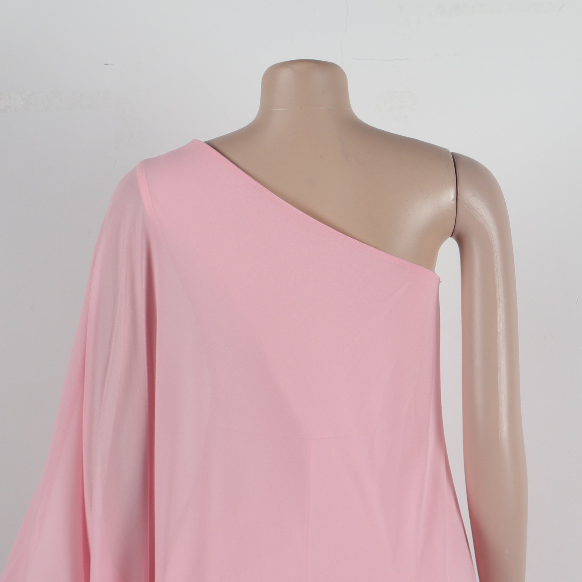 Women Sexy One Shoulder Sleeveless Stretch Jumpsuit 61