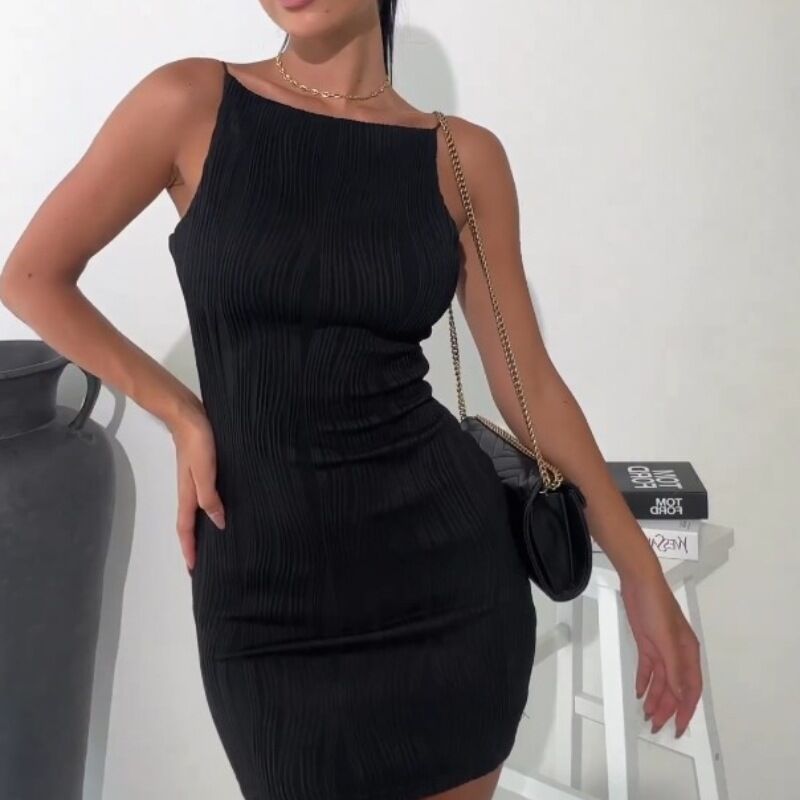 Women Summer Backless Bodycon Sexy Mini Dress 4