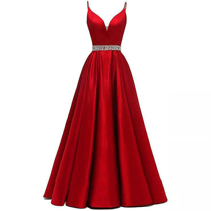 Women Halter Party Birthday Party Evening Dress 7