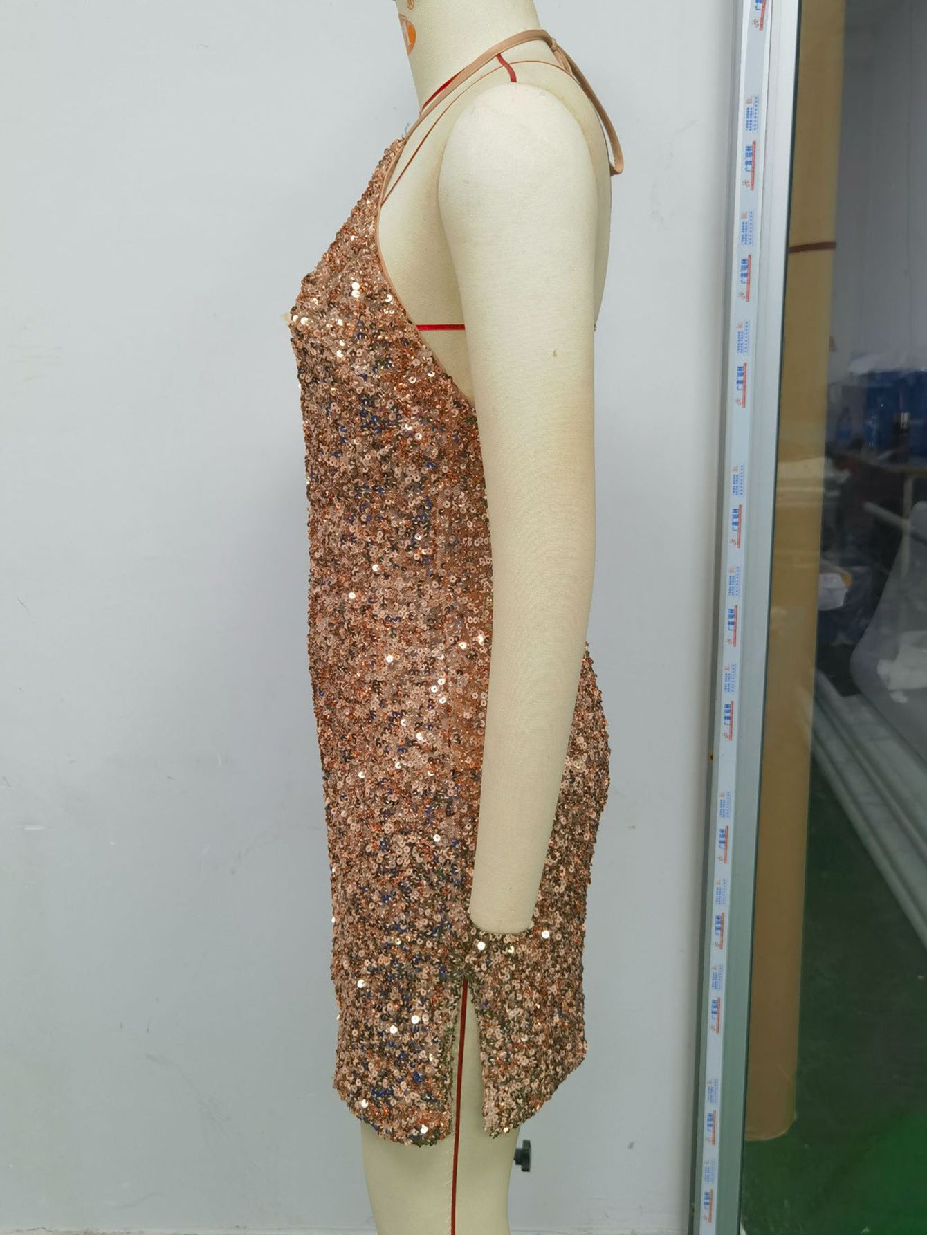 Sexy Low Back Sequin Women's Party Dress 27
