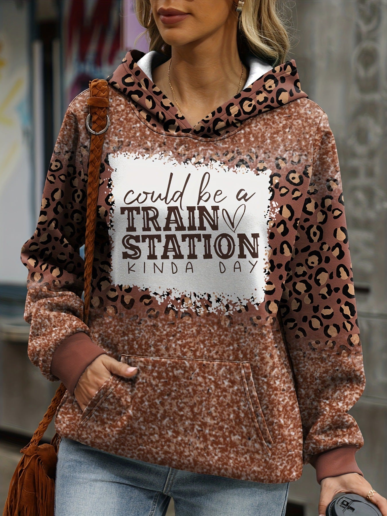 Women Print Casual Loose Hoodies 11