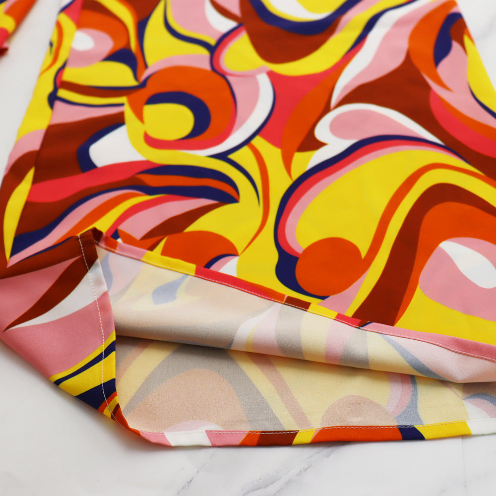 Casual Printed Low Back Strapless Loose Summer High Waist Women's Jumpsuit 13