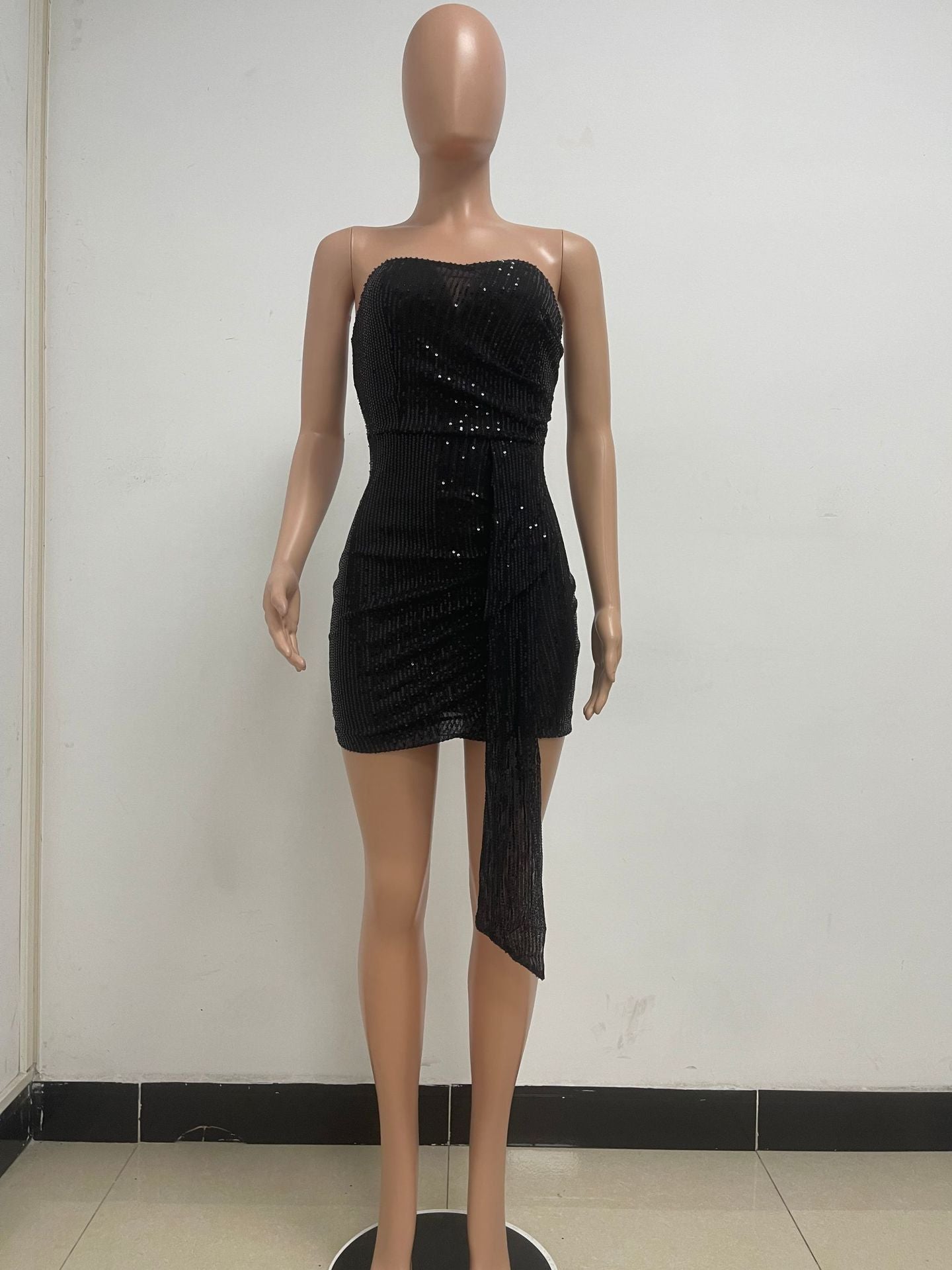 Women Summer Sleeveless Off Shoulder Backless Mini Dress 26