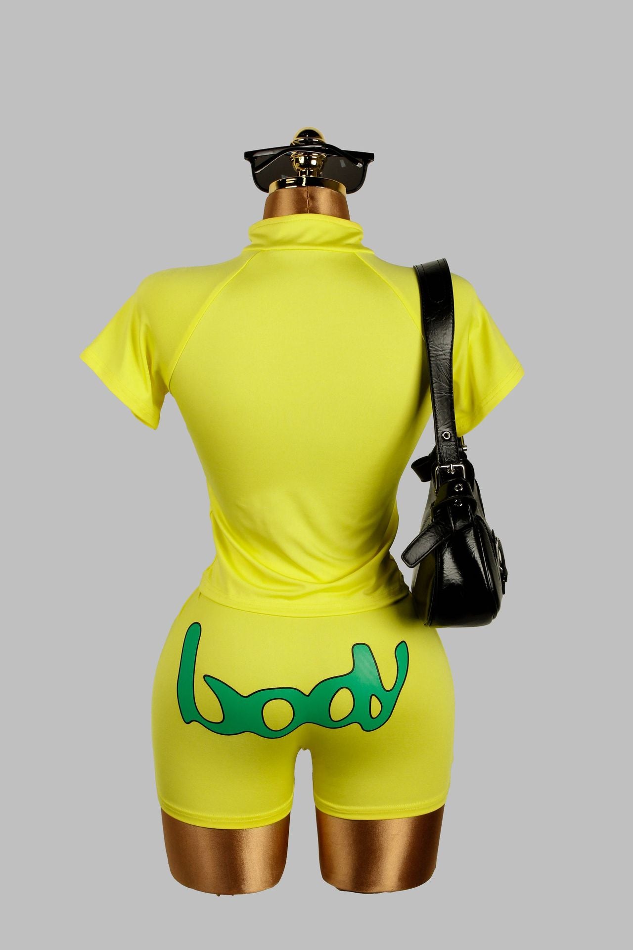 Women Summer Letter Printed Sexy Solid Top and Shorts Two-Piece Set 10