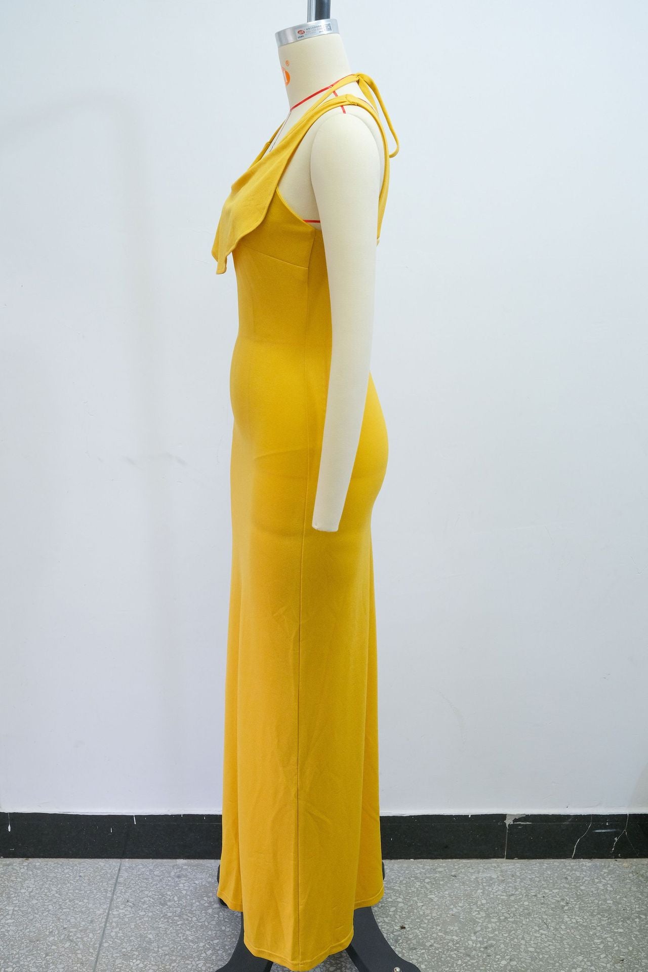 Women Summer Sexy Sleeveless Halter Neck Bodycon Dress 9