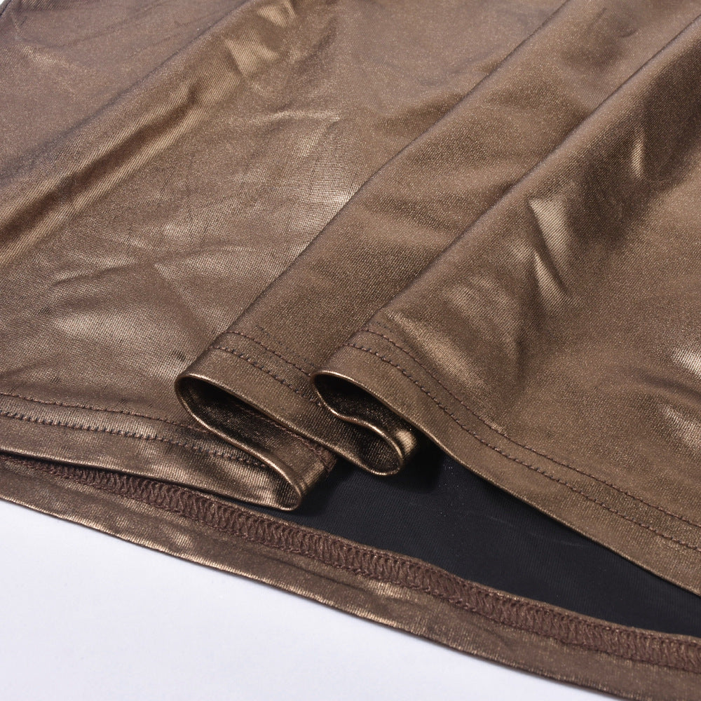 Women summer sexy Crop Top and Mini Skirt two-piece set 17