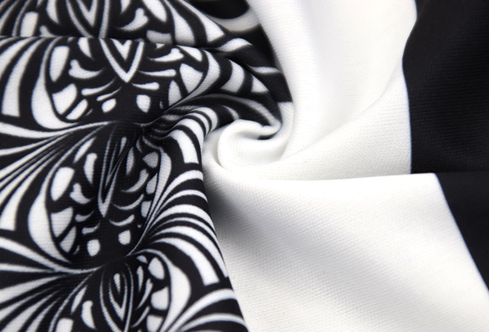 Women Long Sleeve Top and Pants Printed Casual Two-piece Set 21