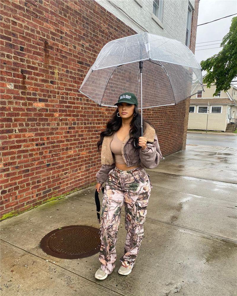 Women Summer Casual Loose Straight Leg High Waist Pocket Pant 5