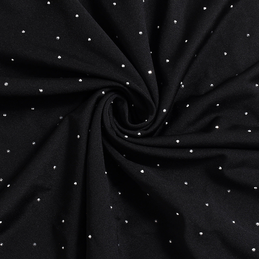 Summer Slimming Low Back Beaded Strap Dress for Women 14