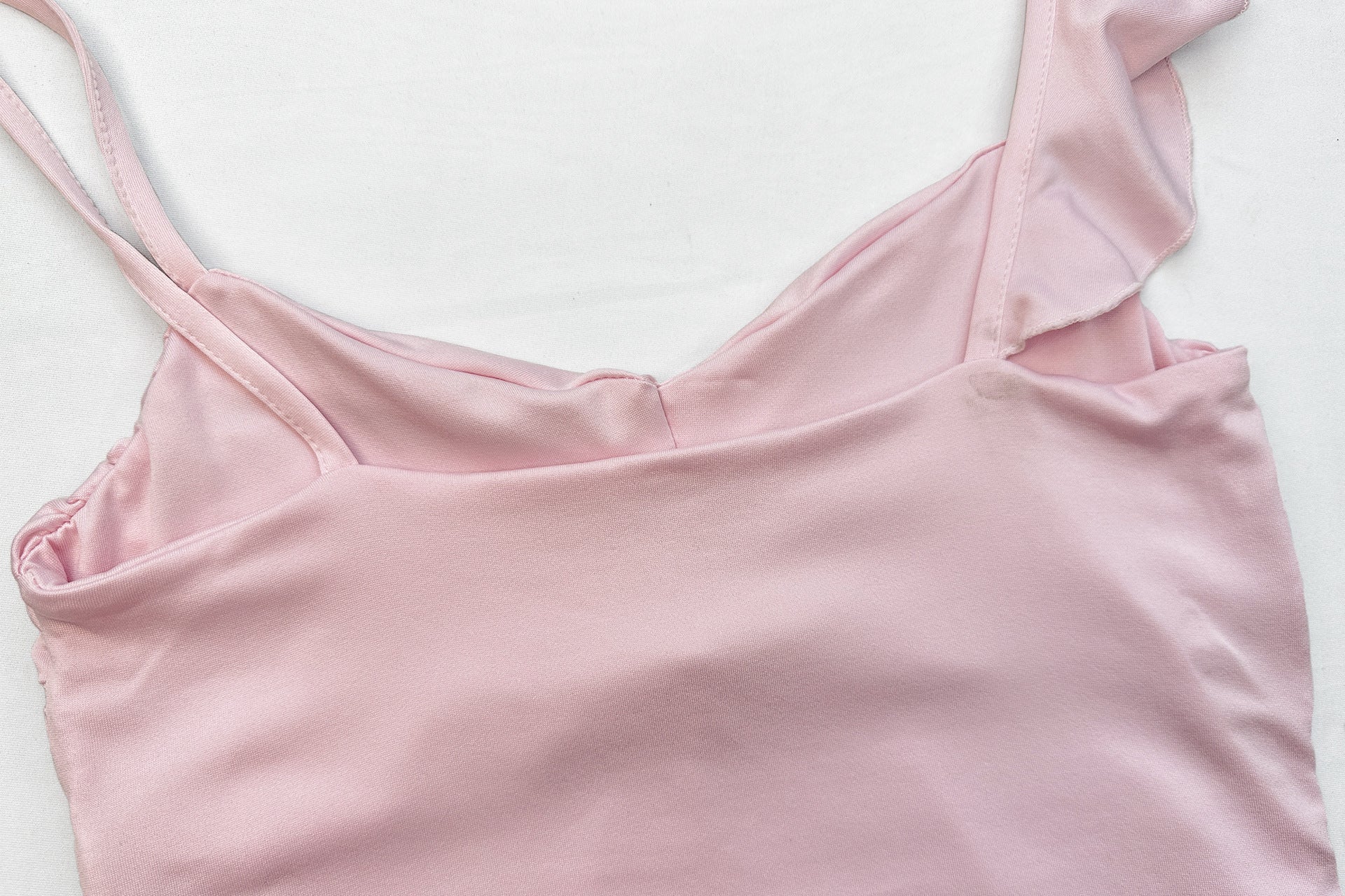 Sexy Draped Strap Bodycon Ruffle Two-Piece Skirt Set 12