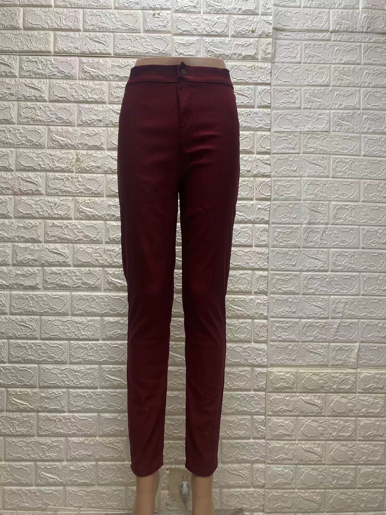 Women Summer Stretch Candy Casual Jeans 16