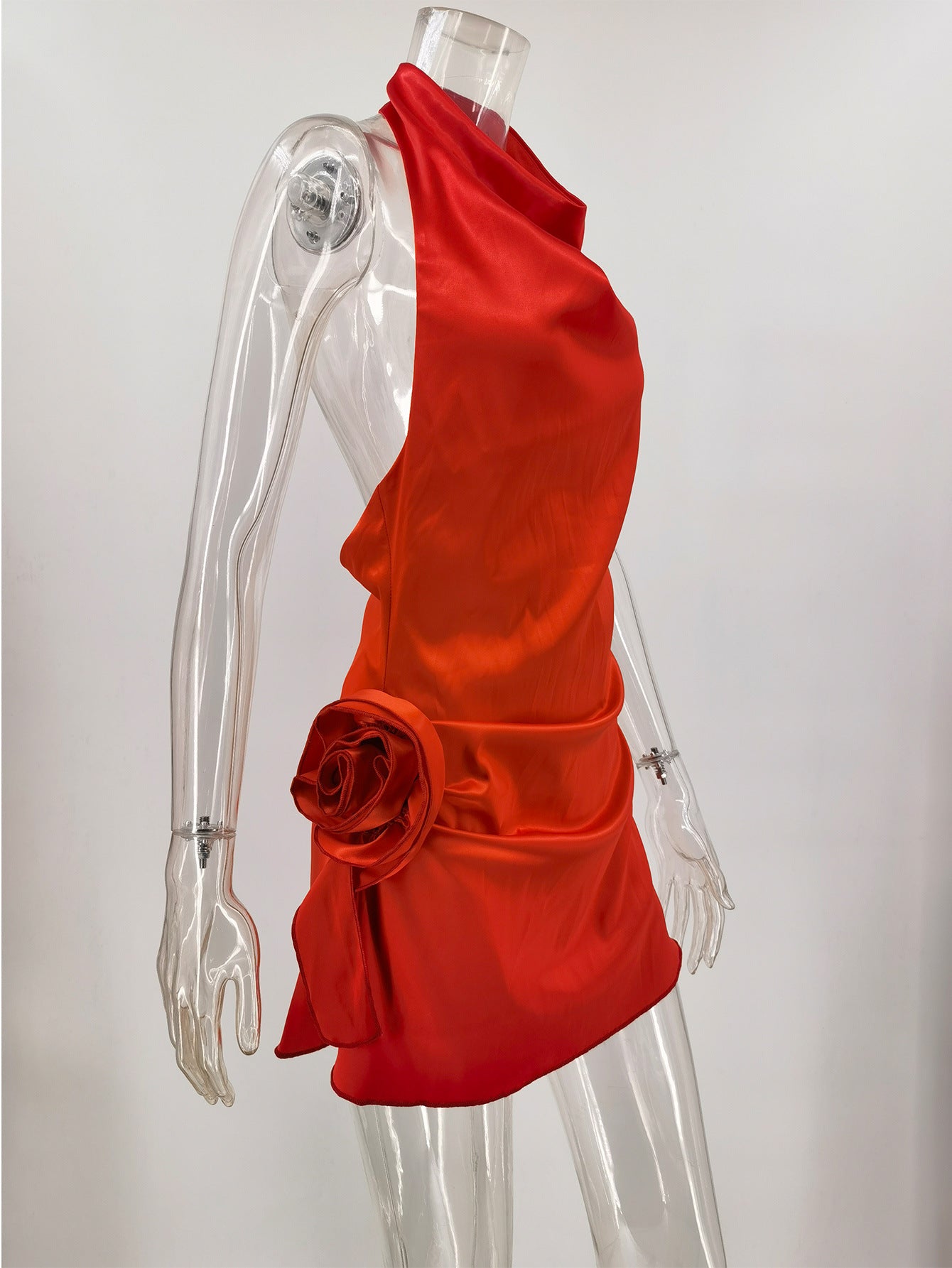 Women Sexy Backless Birthday Party Dress 7