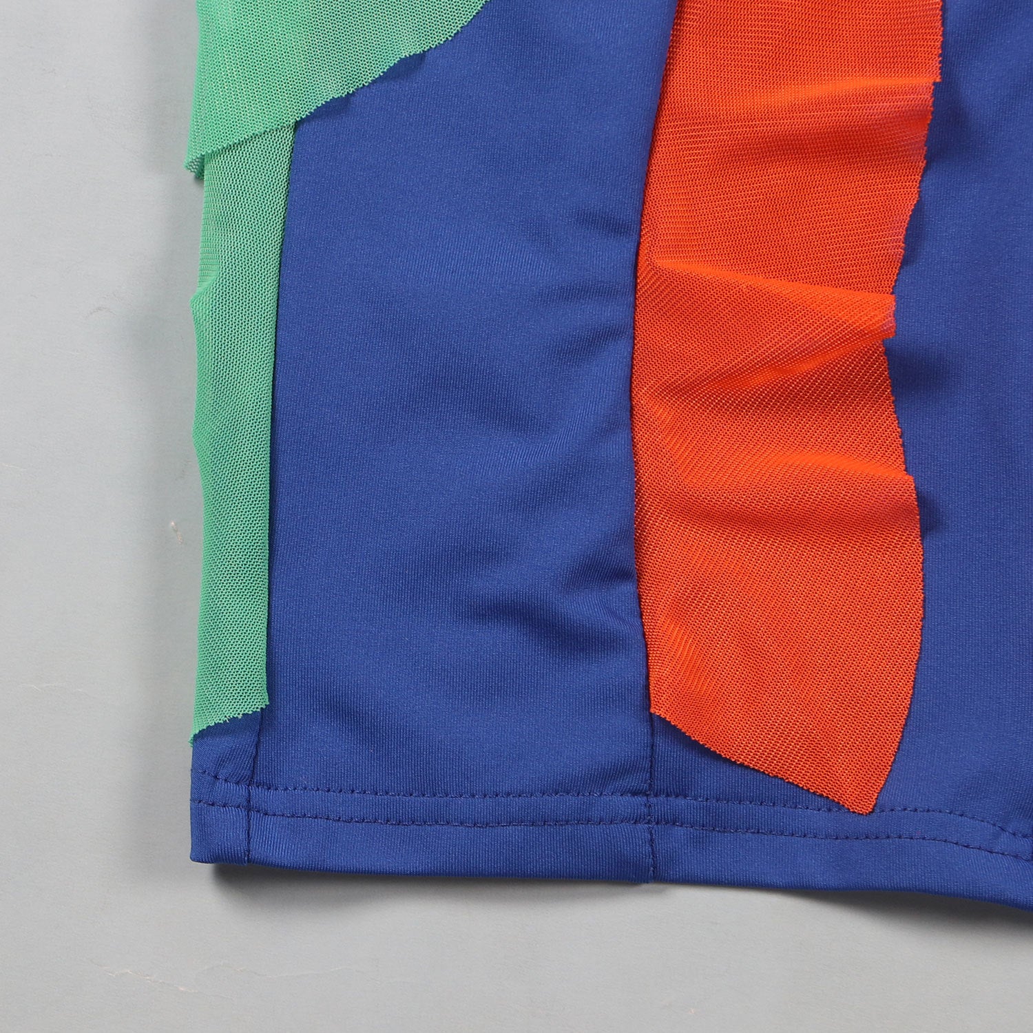 Women Contrasting Ruffles Line Irregular Mini Dress 42