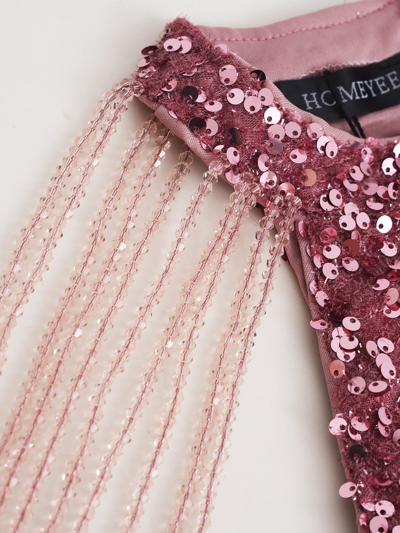 Women's Sexy Chic Chain Sleeveless Sequin Tight Fitting Formal Party Dress 12