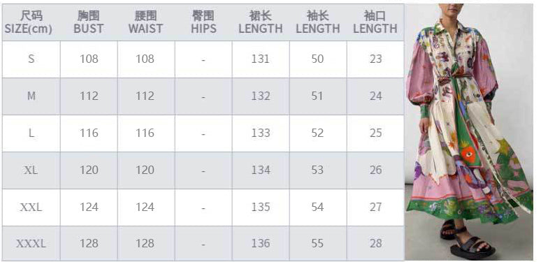 Women Chic Balloon Sleeve Turndown Collar Long Sleeve Dress 33