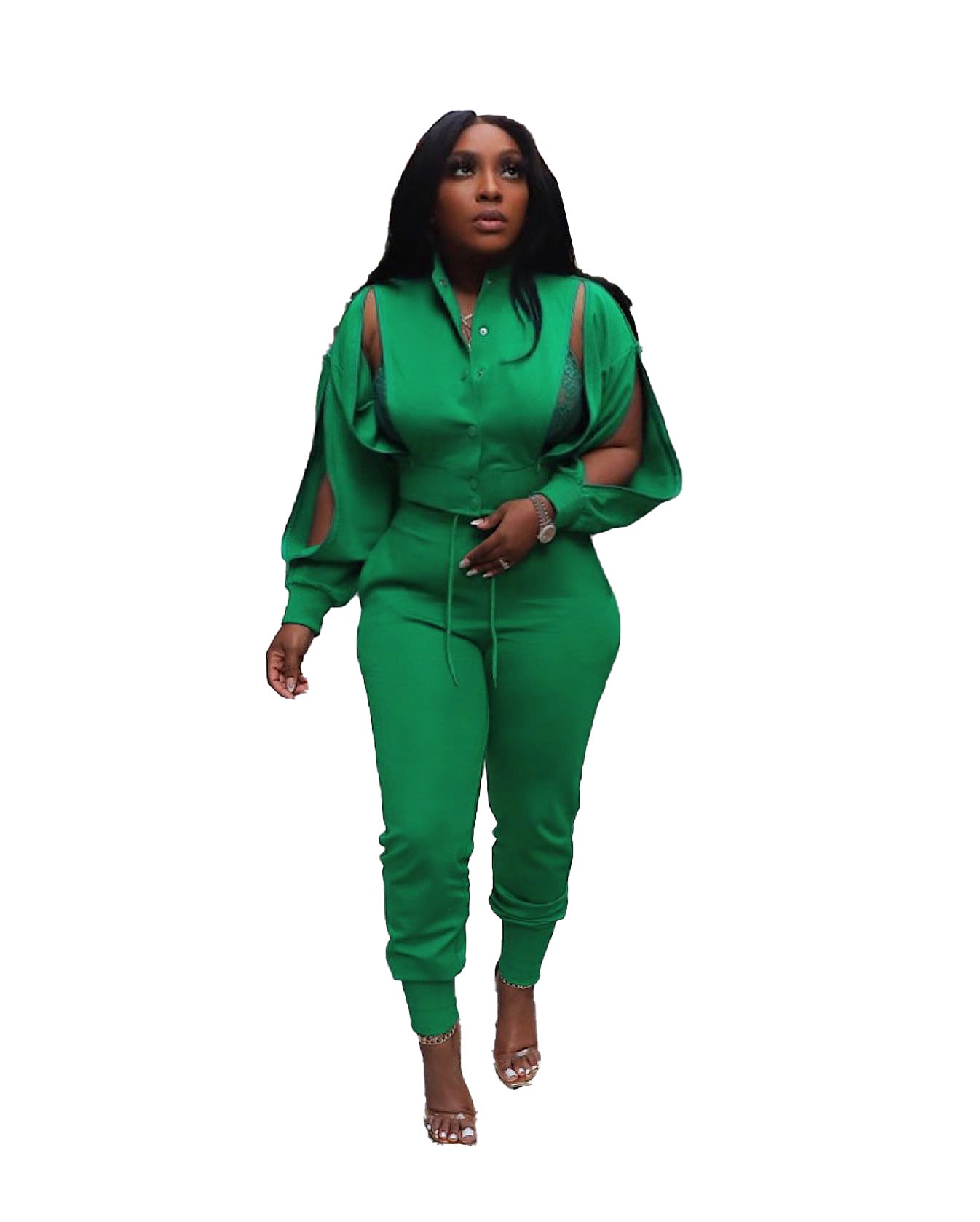 Ladies Fashion Top + Pants Sets 9