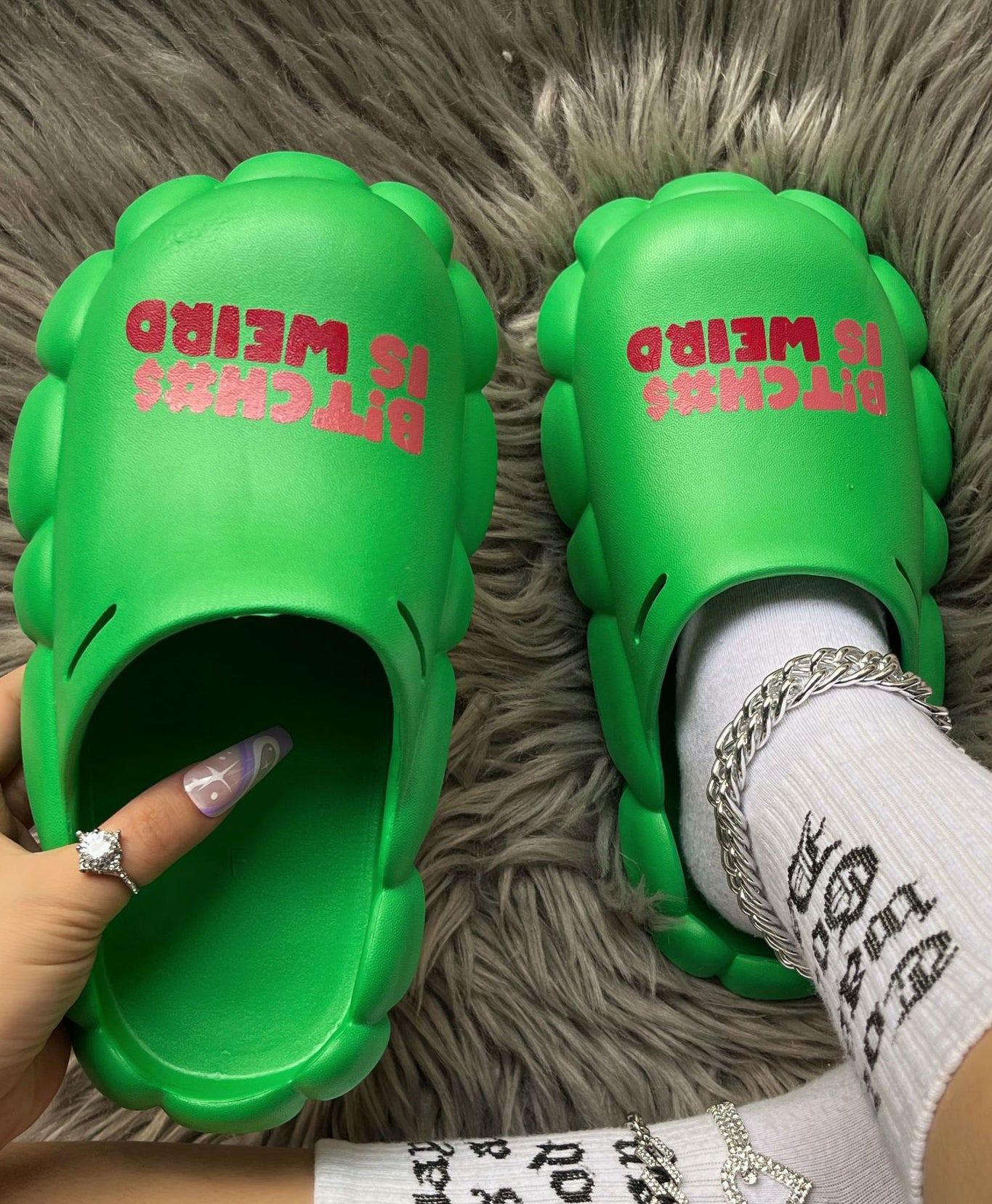 Spring and summer women's shoes Baotou sandals and slippers couple eva waterproof half slippers women Slippers 16