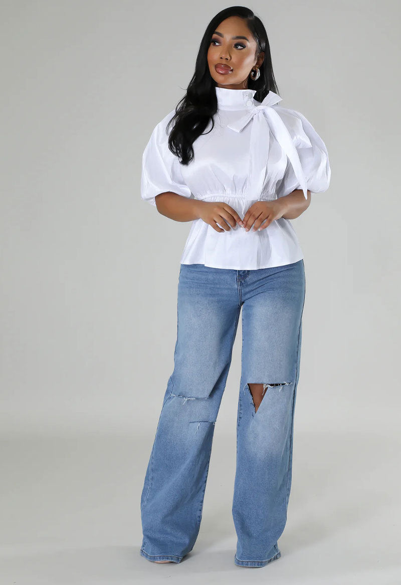 Spring Summer Women's Round Neck Fashion Casual Shirt 3