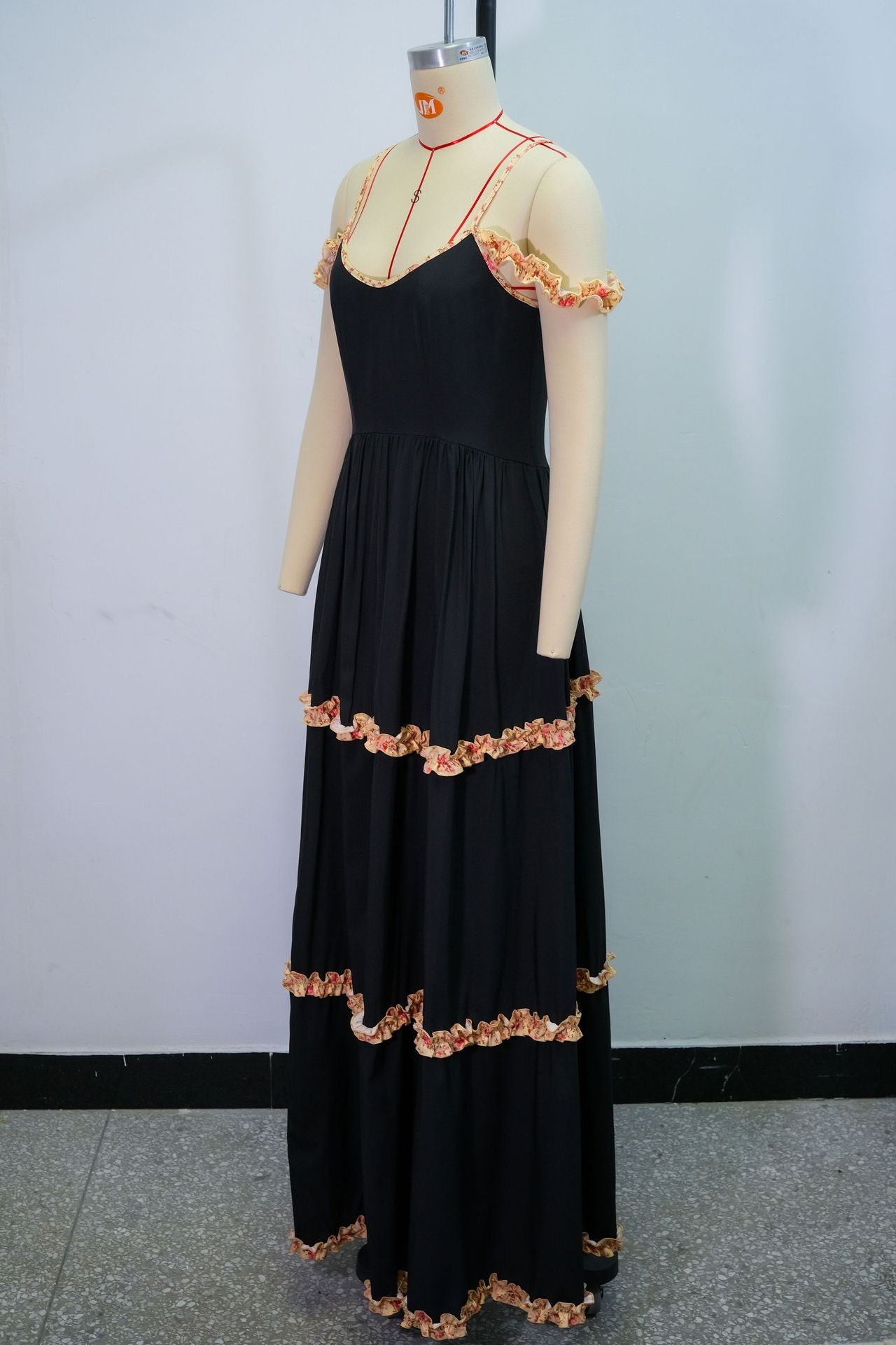 Women's Summer Fashion Sexy Straps Long Dress 8