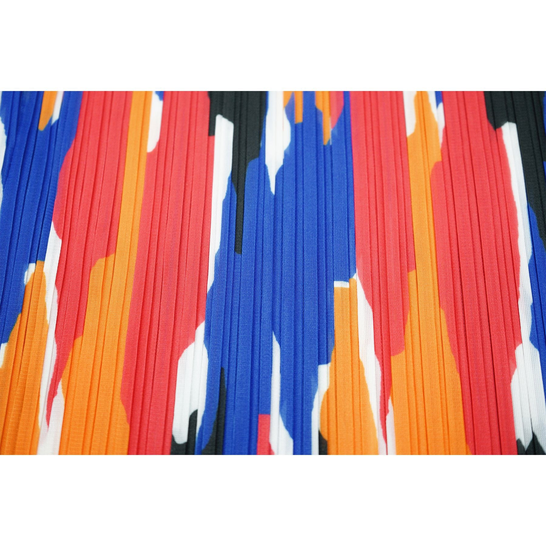 Fashionable Women's Puff Short-Sleeved Printed Dress 16