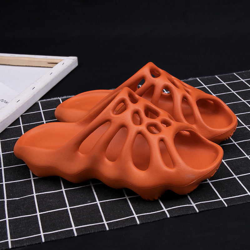 Fashion Skull Slippers Men's Summer Outdoor Wear Thick Sole Increased Soft Sole Beach Outdoor Sandals and Slippers 15