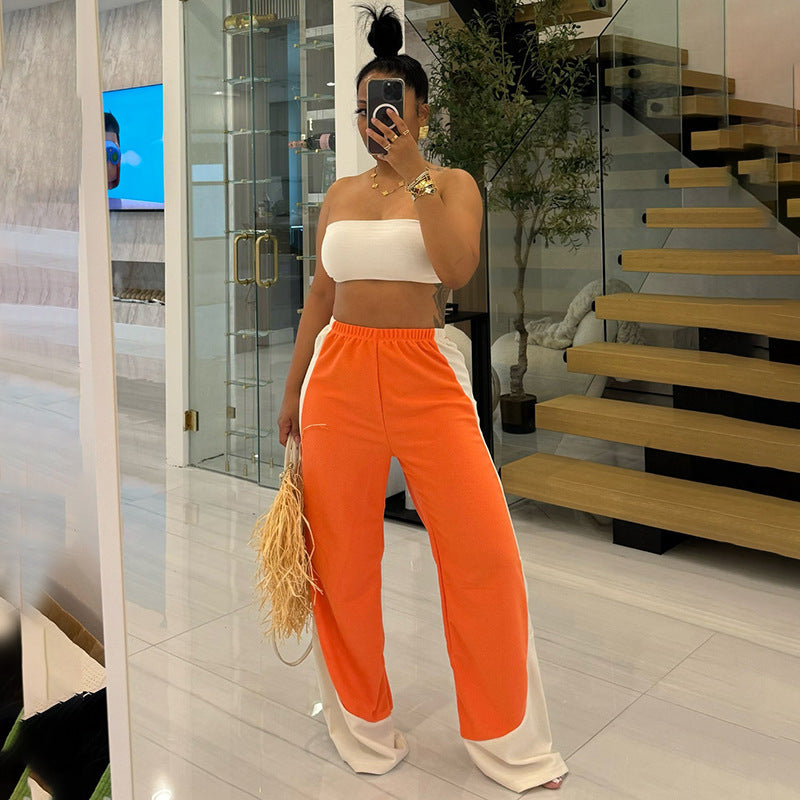 Casual Pants Women's Straight Loose Wide Leg Sweatpants 5