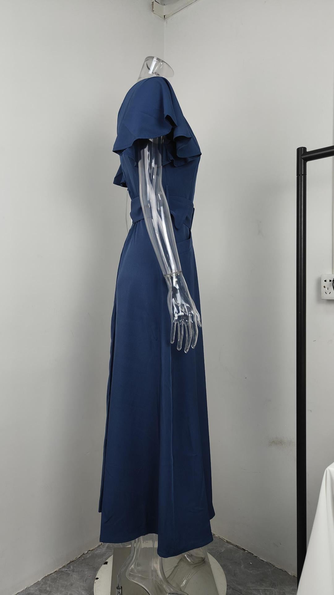 Women summer Solid Casual Jumpsuit 8